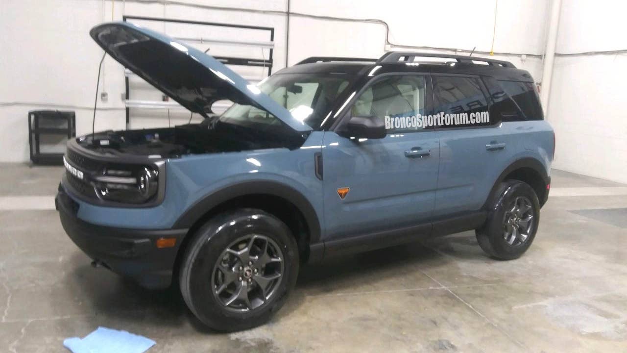 Images of the upcoming "Baby Bronco" Bronco Sport leaked online