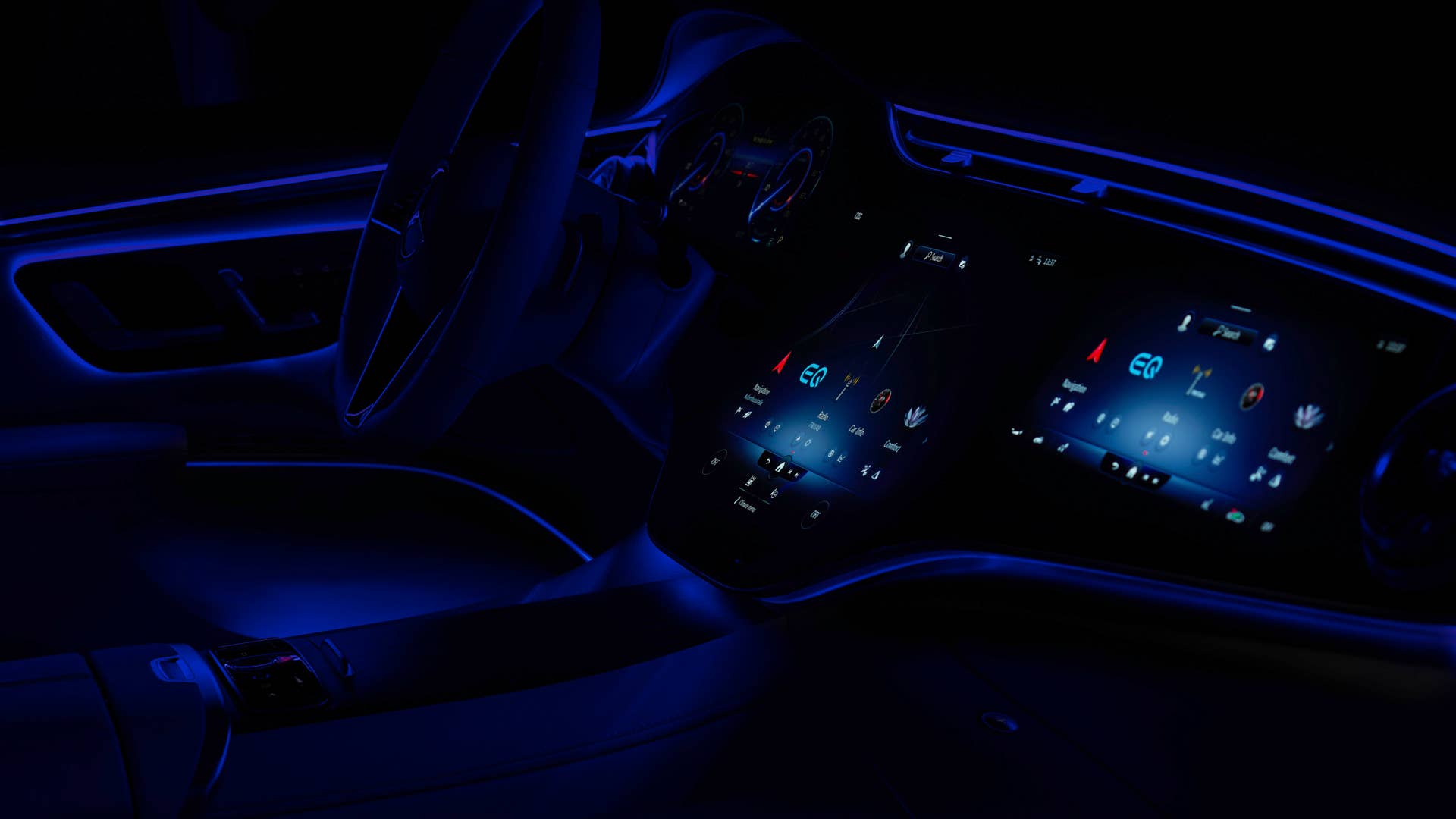 Mercedes-EQ, EQS, Interieur, MBUX Hyperscreen // Mercedes-EQ, EQS, Interior, MBUX Hyperscreen