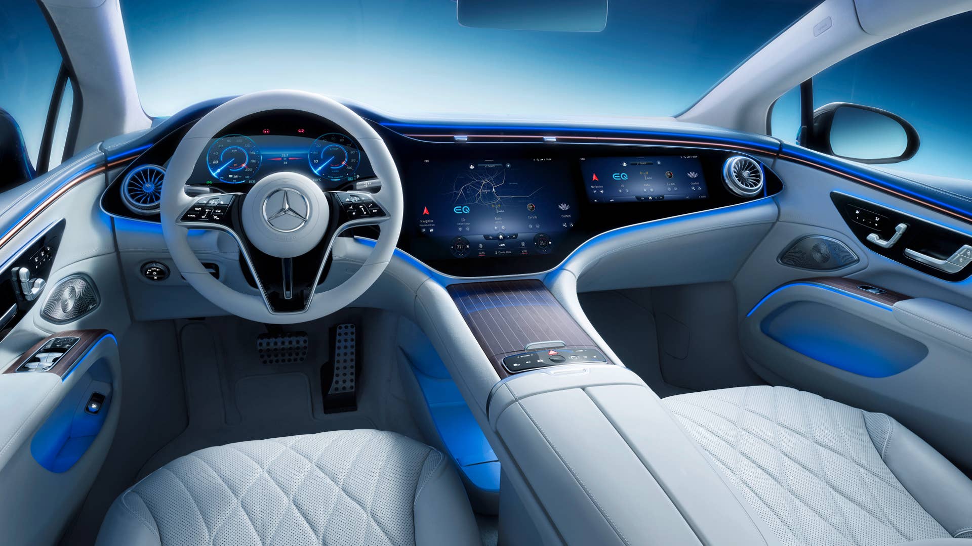Mercedes-EQ, EQS, Interieur, MBUX Hyperscreen // Mercedes-EQ, EQS, Interior, MBUX Hyperscreen
