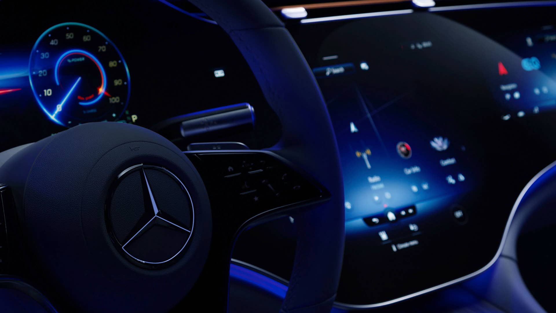 Mercedes-EQ, EQS, Interieur, MBUX Hyperscreen // Mercedes-EQ, EQS, Interior, MBUX Hyperscreen