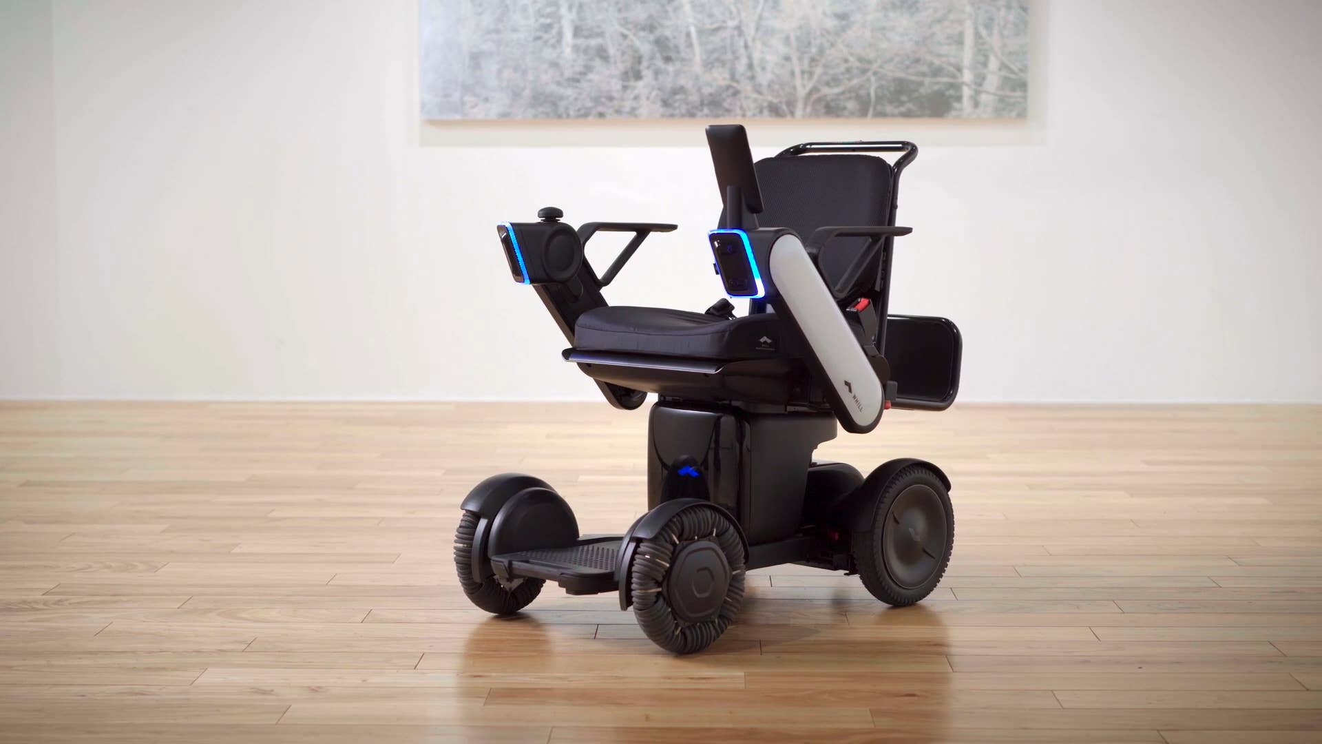 WHILL autonomous wheelchair is designed for people who have difficulty walking in large areas. The wheelchair provides autonomous navigation through airports and museums without the strain on your hands and arms. It’s summoned through an app and includes a collision avoidance technology. Learn more at whill.us