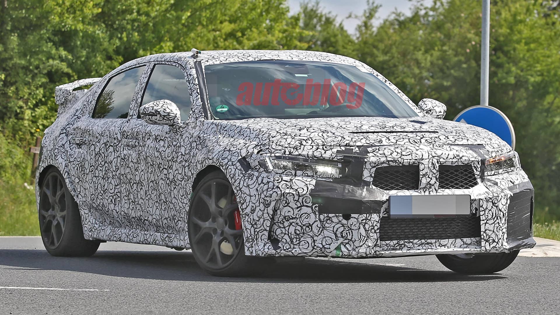 2020 Honda Civic Type R prototype