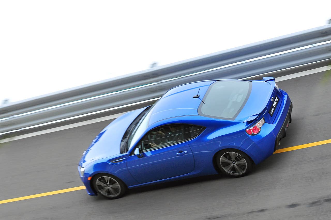 2013 Subaru BRZ driving