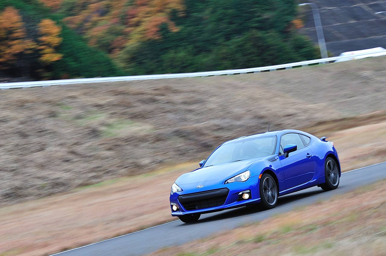2013 Subaru BRZ driving