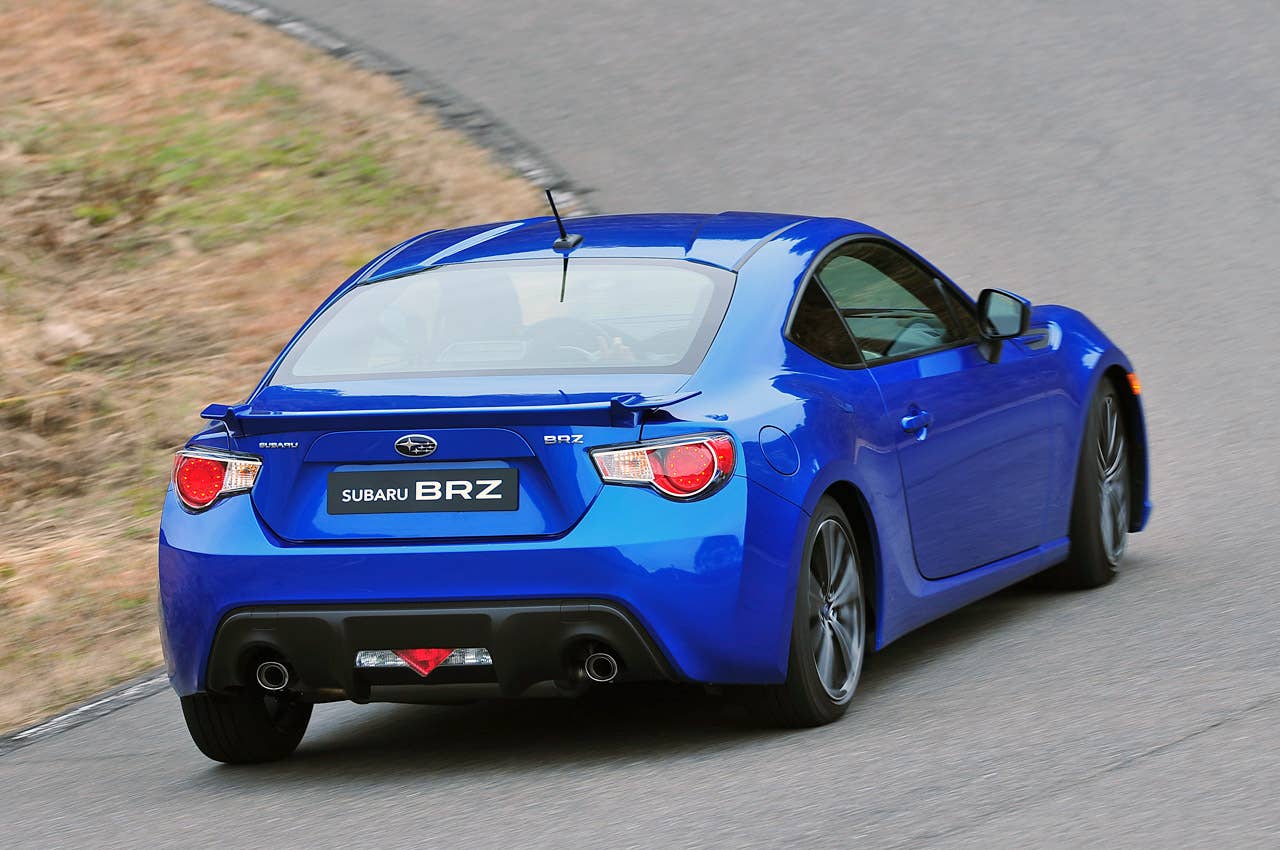 2013 Subaru BRZ driving