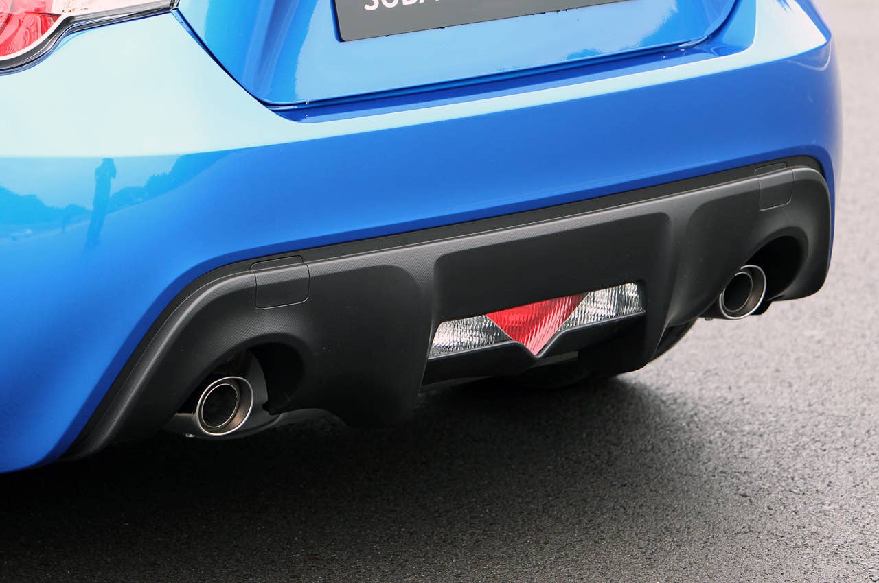 2013 Subaru BRZ rear diffuser