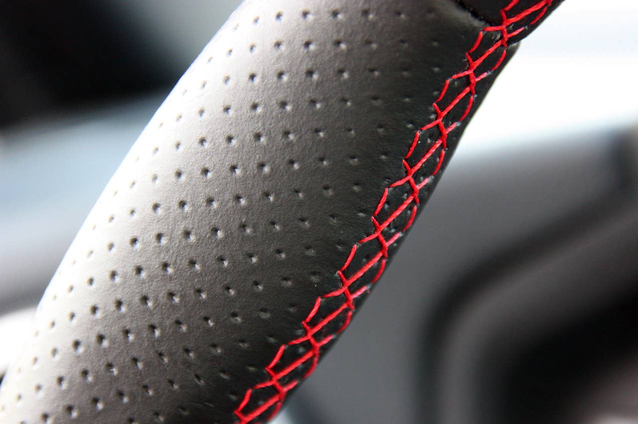 2013 Scion FR-S steering wheel stitching