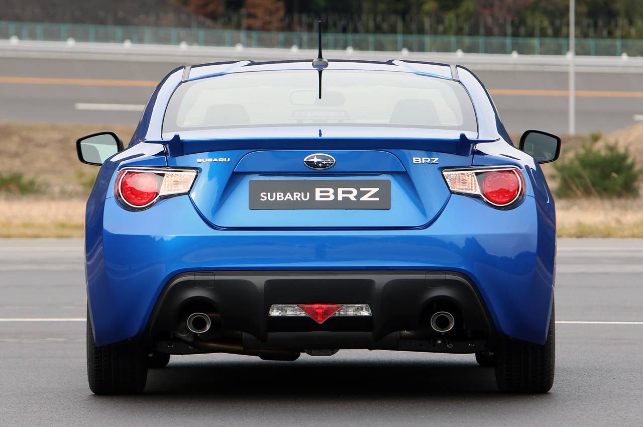 2013 Subaru BRZ rear view