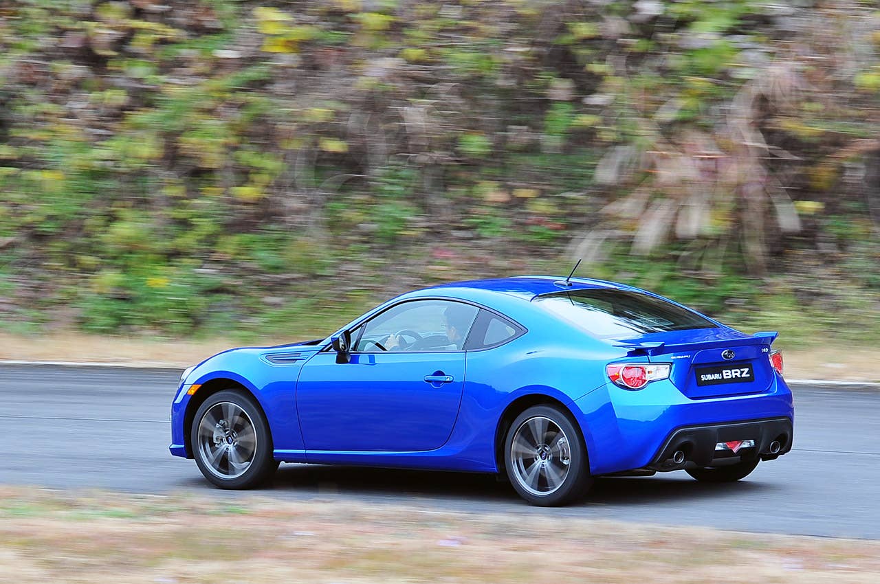 2013 Subaru BRZ driving