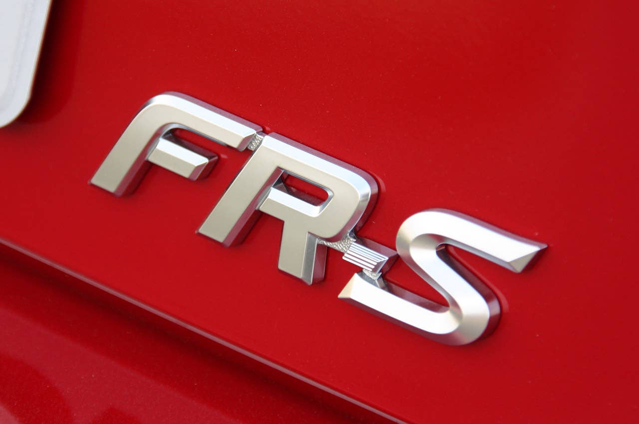 2013 Scion FR-S badge