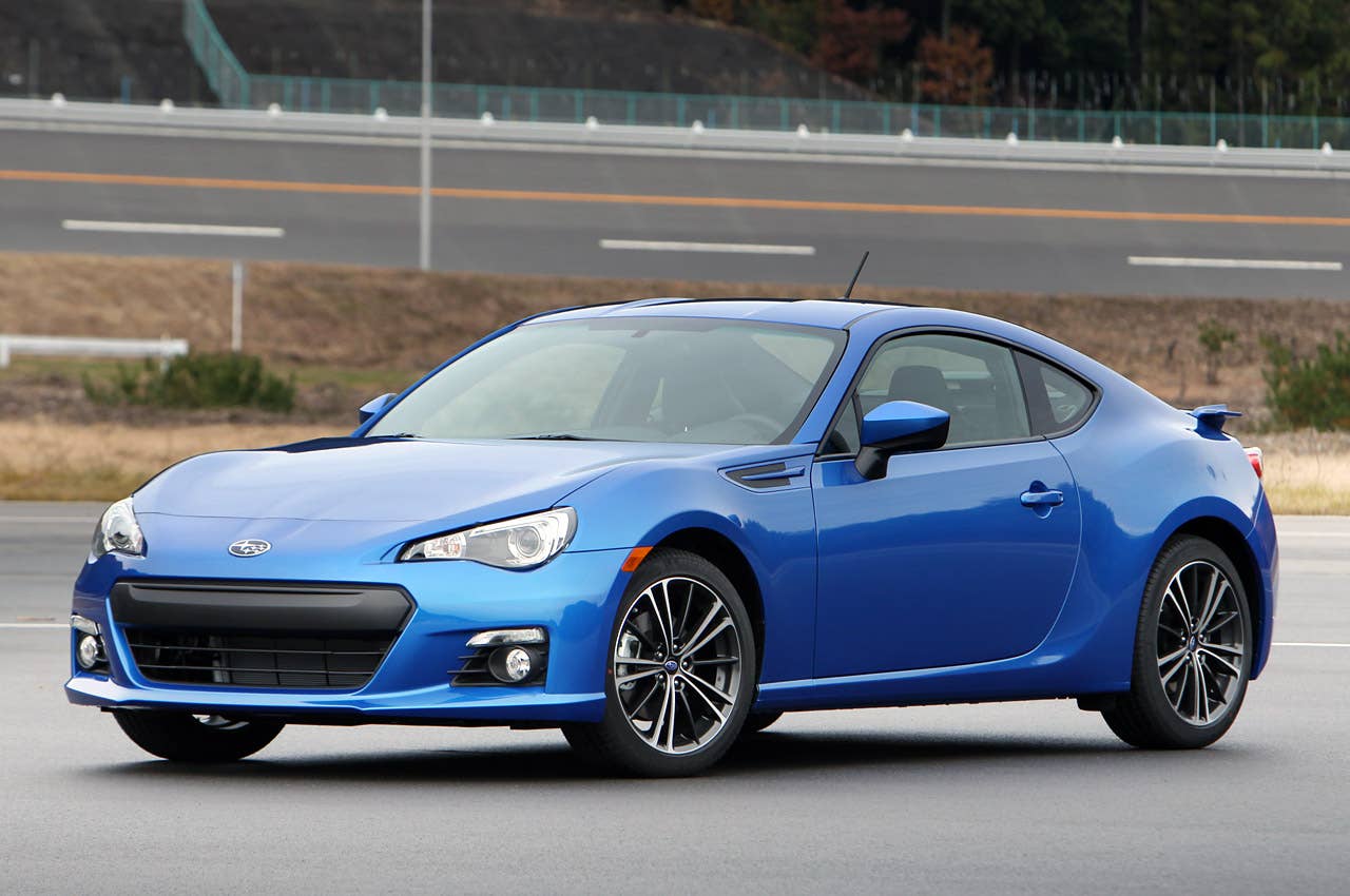 2013 Subaru BRZ front 3/4 view