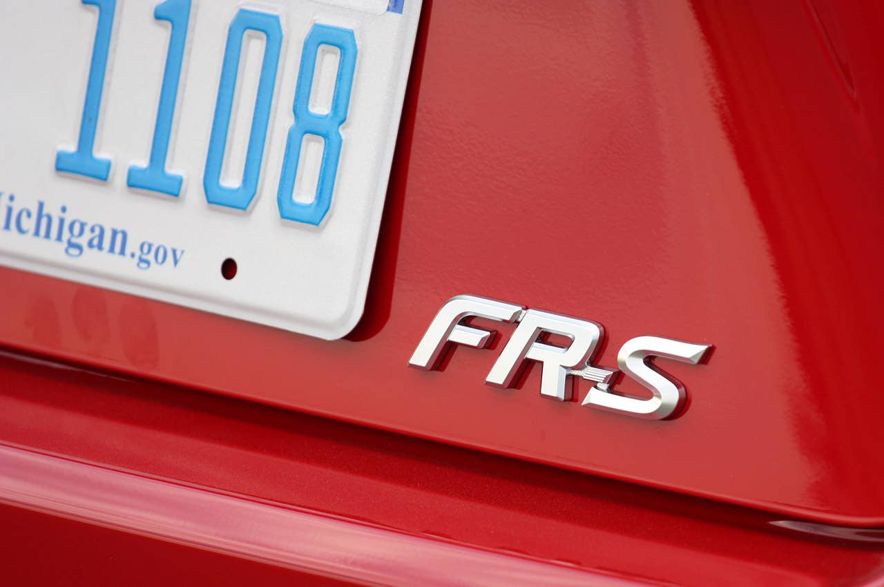 2013 Scion FR-S badge