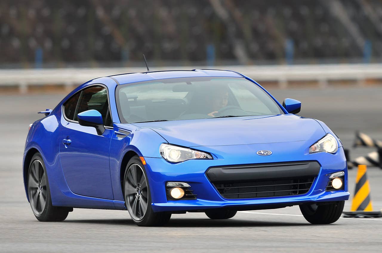 2013 Subaru BRZ driving