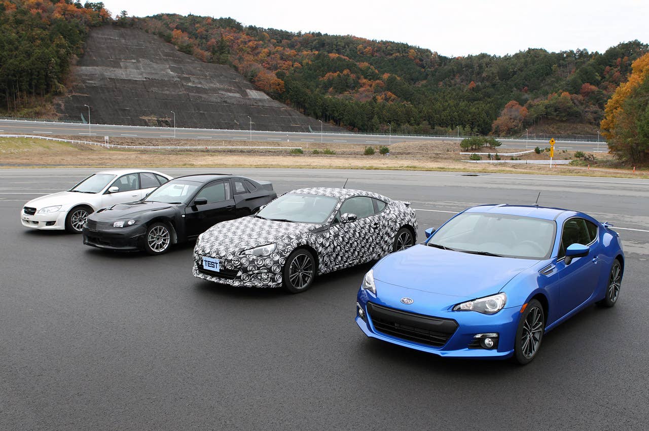 2013 Subaru BRZ group photo