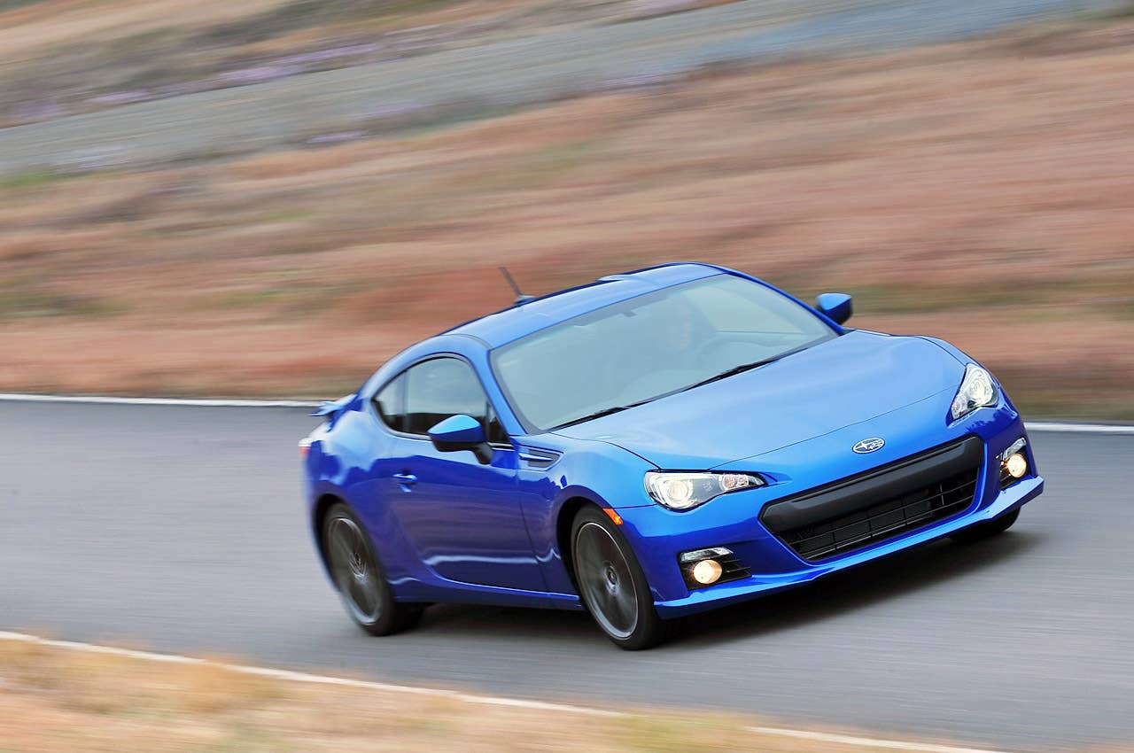 2013 Subaru BRZ driving