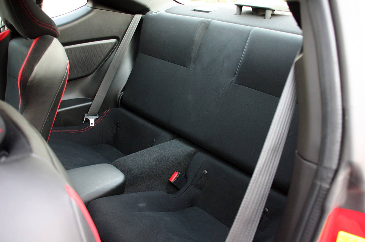 2013 Scion FR-S rear seats