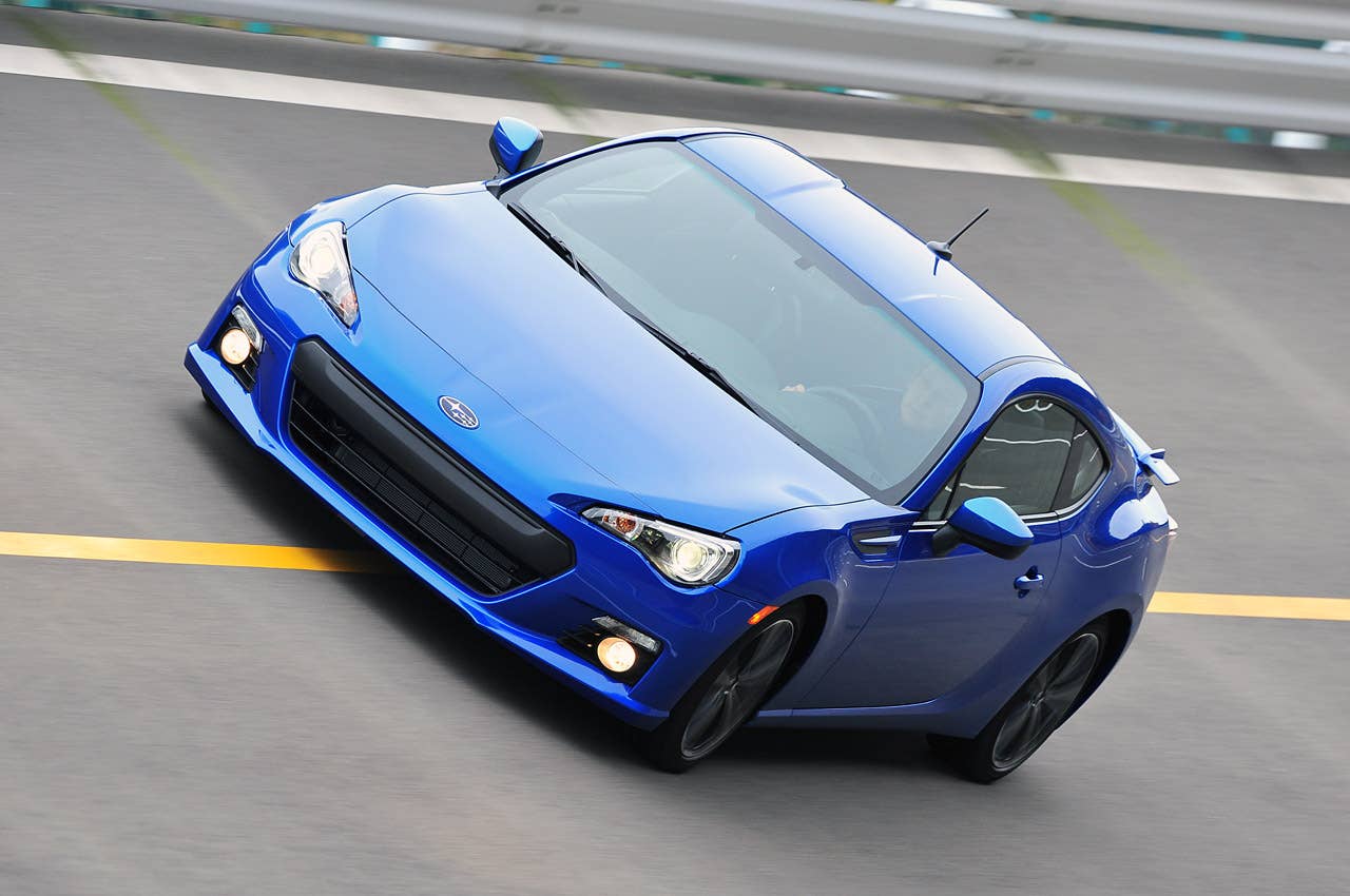 2013 Subaru BRZ driving