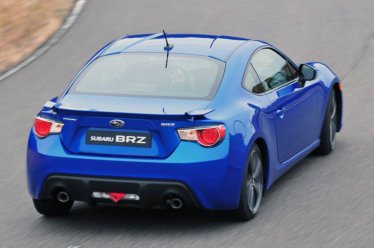 2013 Subaru BRZ driving