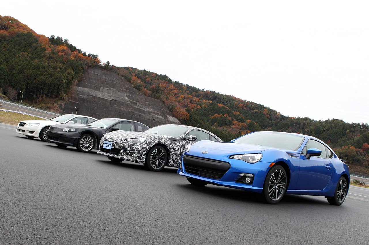 2013 Subaru BRZ group photo