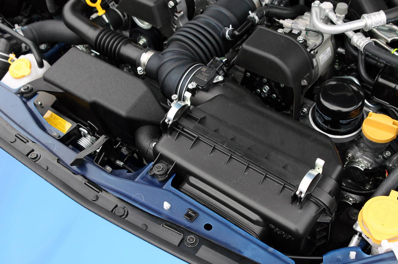 2013 Subaru BRZ engine detail