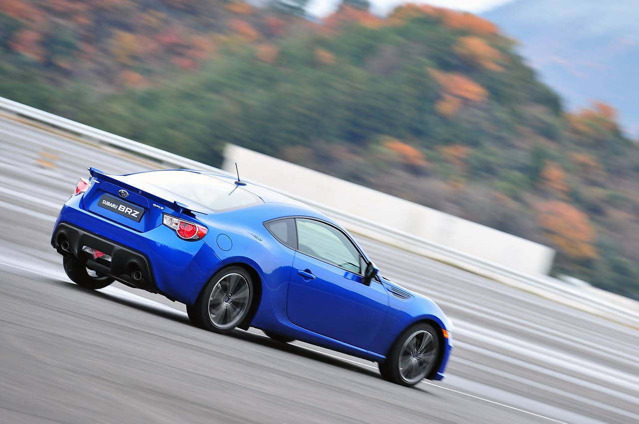 2013 Subaru BRZ driving
