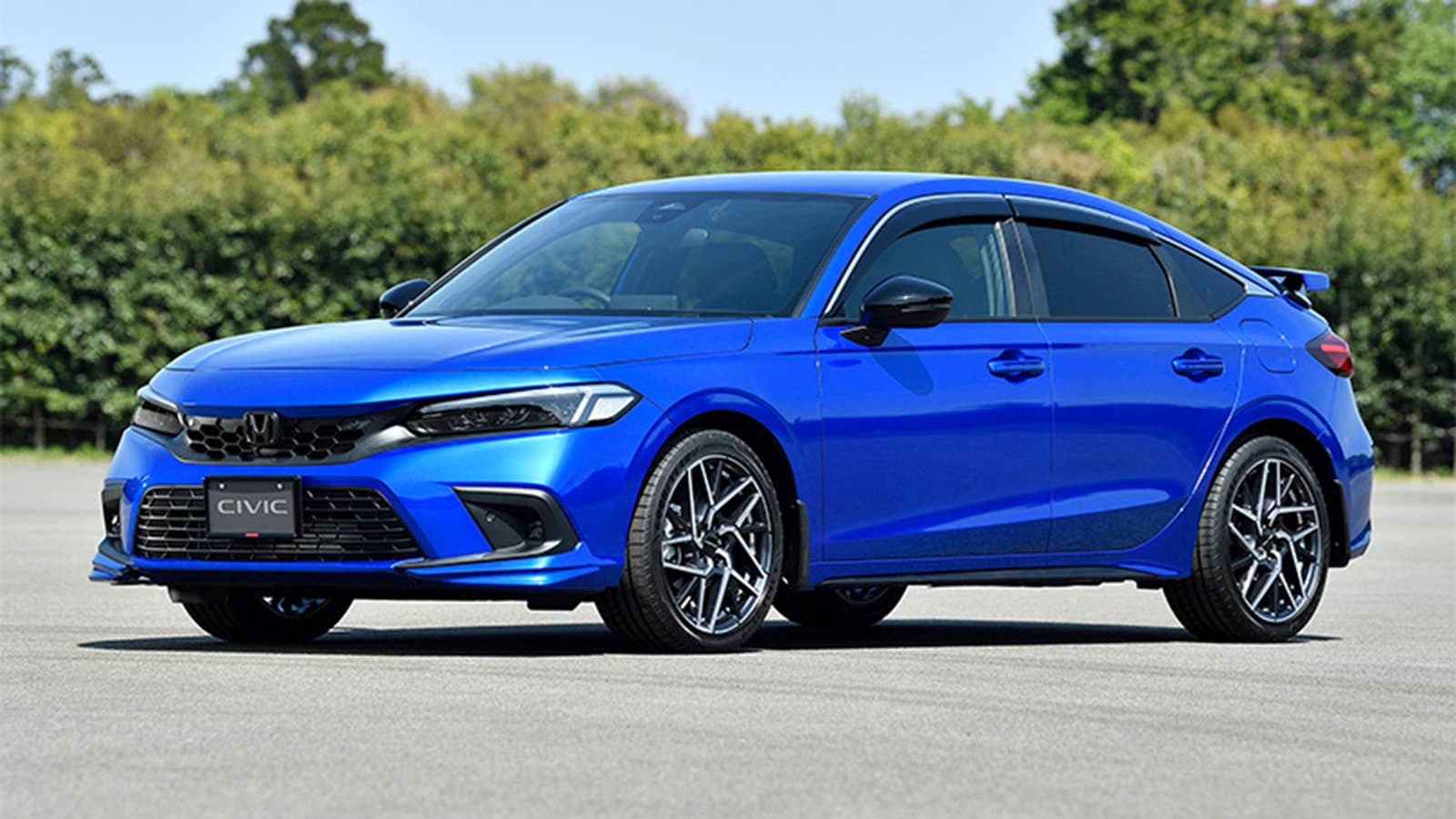2022 Honda Civic hatchback with accessories