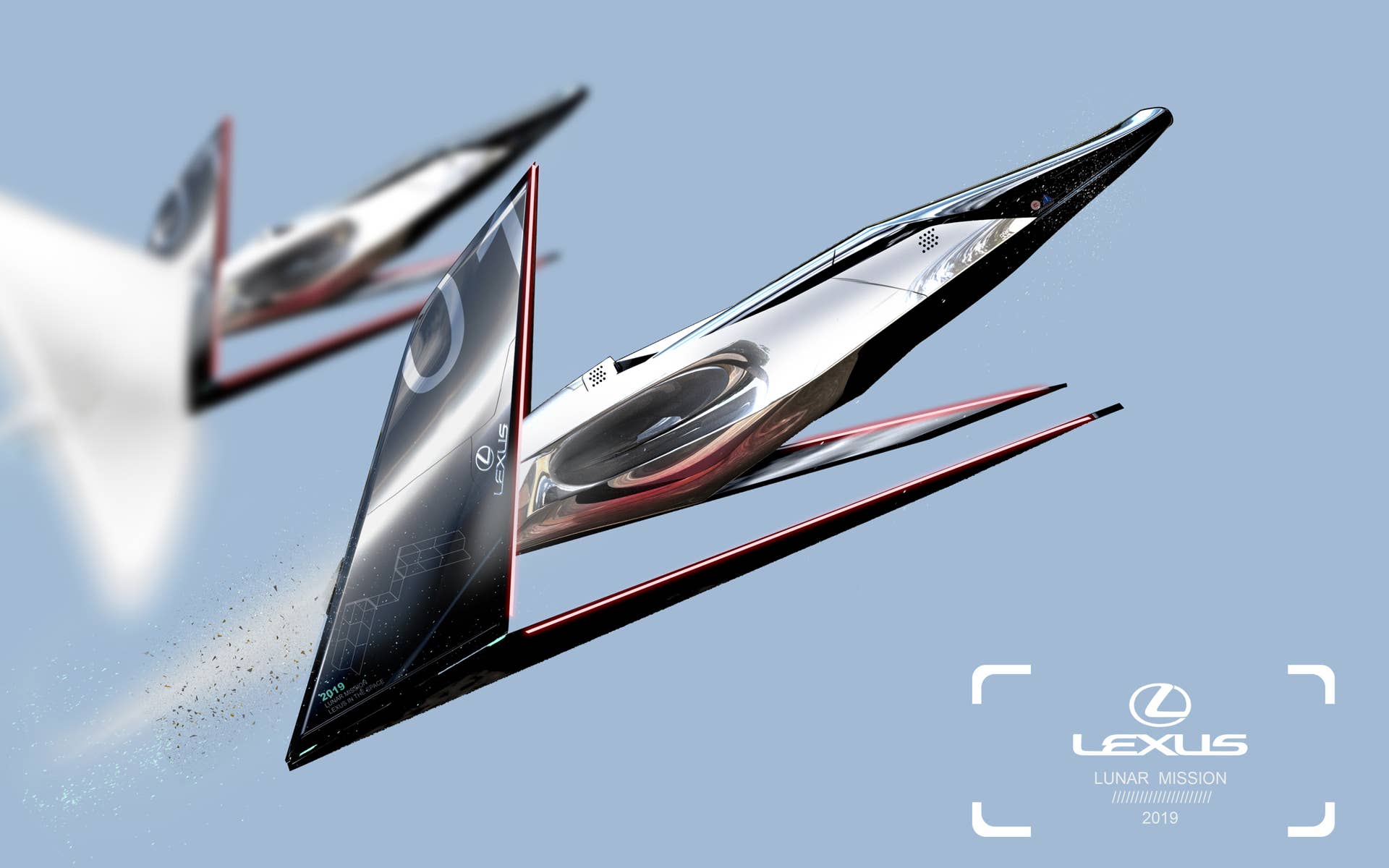 Lexus designers at the European Advanced Design Studio create lunar transport concepts for Document Journal magazine. This is the Lexus Lunar Mission Y by Y. Presciutti.
