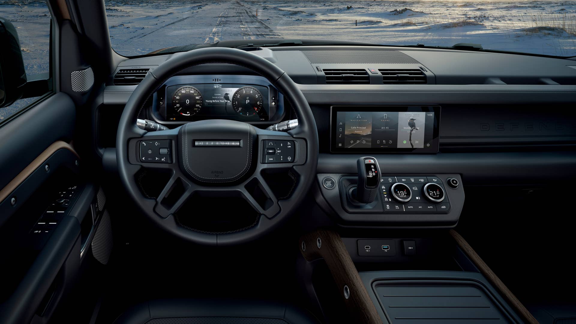 2020 Land Rover Defender interior