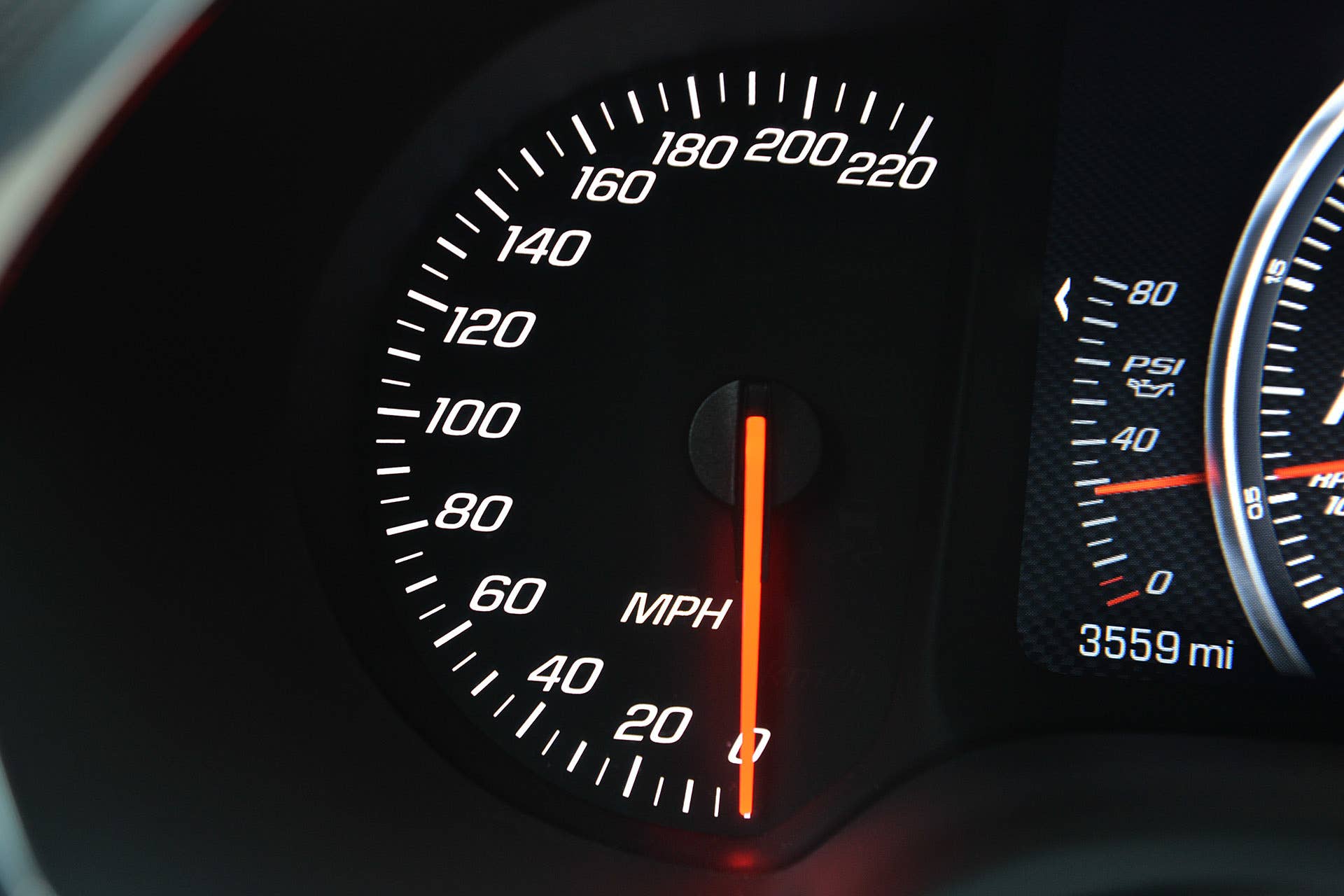2015 Chevrolet Corvette Z06 speedometer