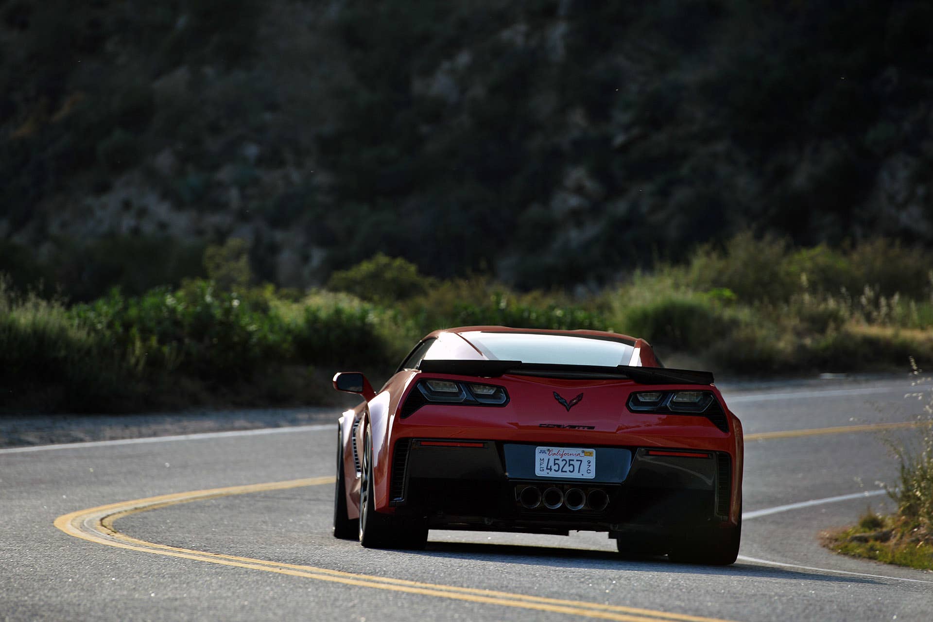 2015 Chevrolet Corvette Z06 driving