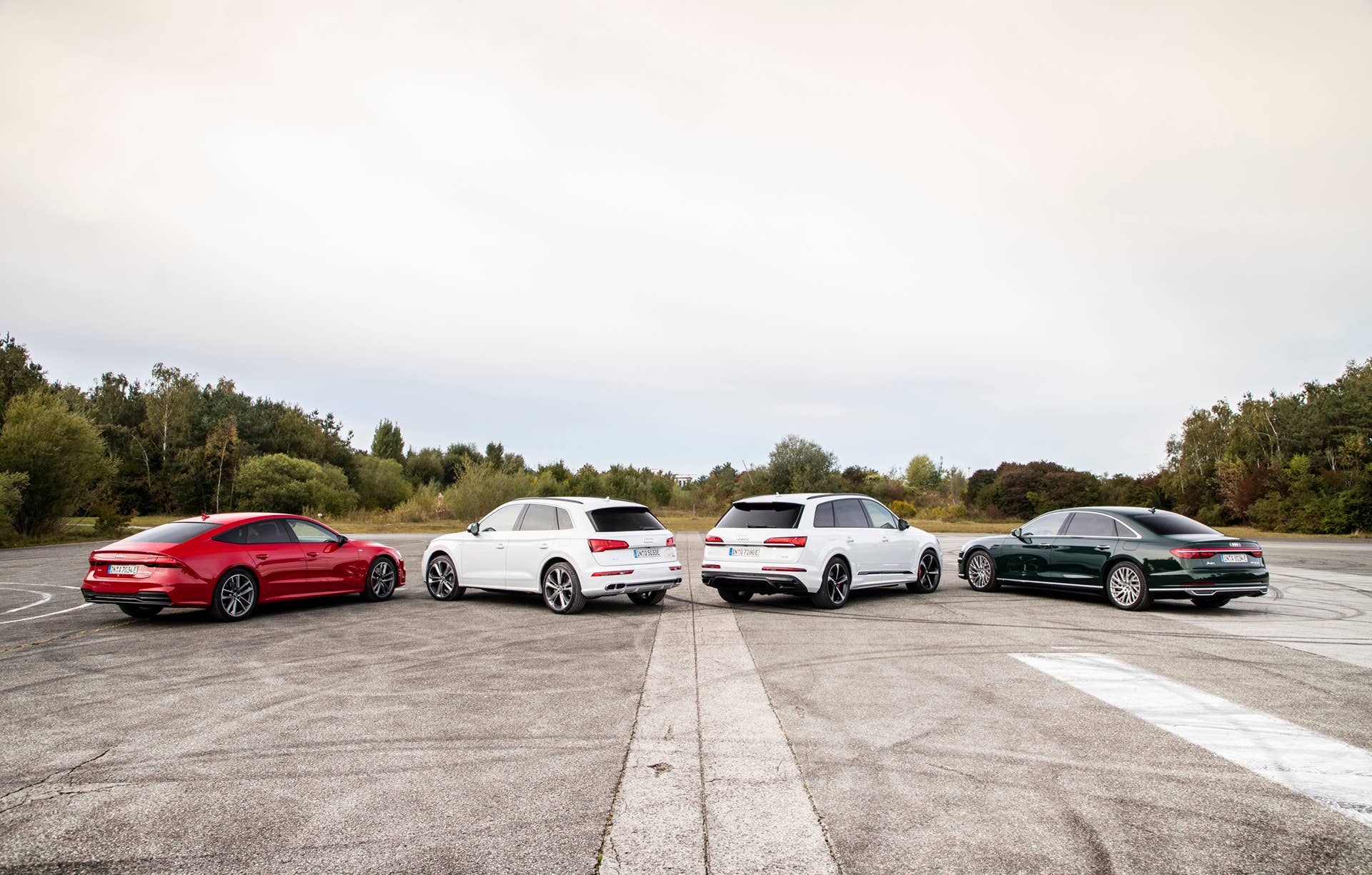 Audi A7 Sportback 55 TFSI e quattro, Audi Q5 TFSI e, Audi Q7 TFSI e, Audi A8 L 60 TFSI e