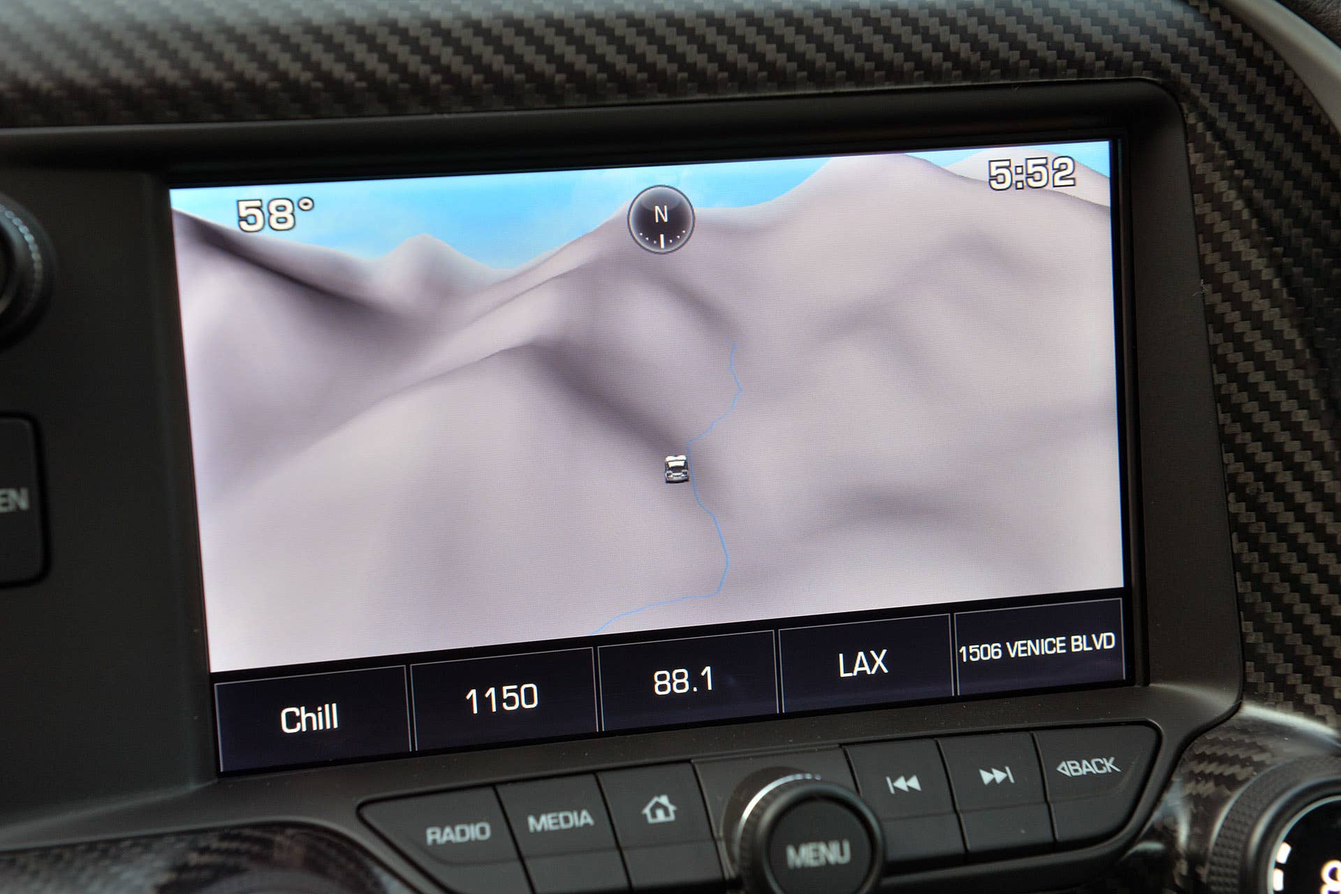 2015 Chevrolet Corvette Z06 navigation system
