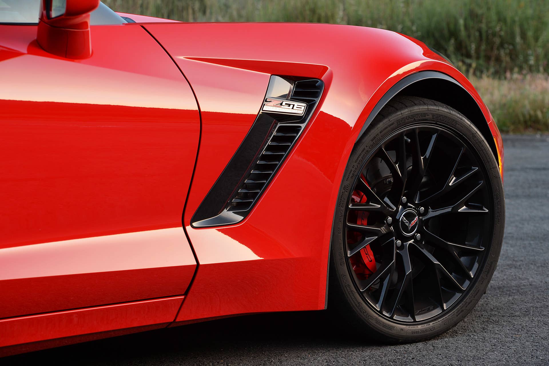 2015 Chevrolet Corvette Z06 side vent and wheel