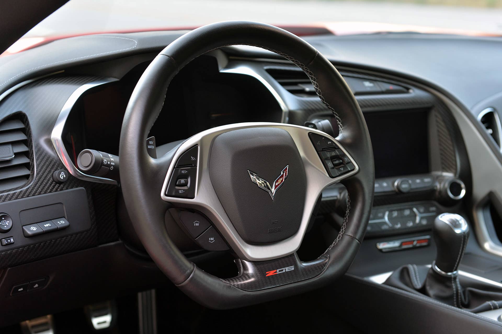 2015 Chevrolet Corvette Z06 steering wheel