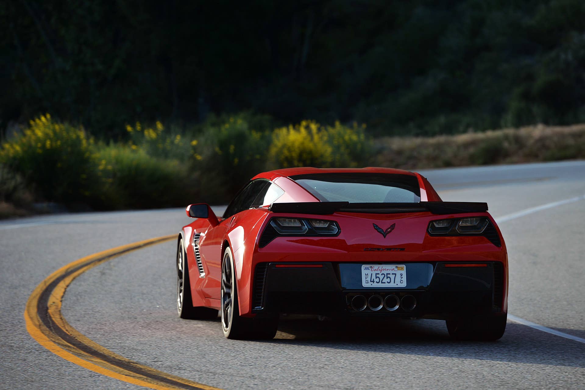 2015 Chevrolet Corvette Z06 driving