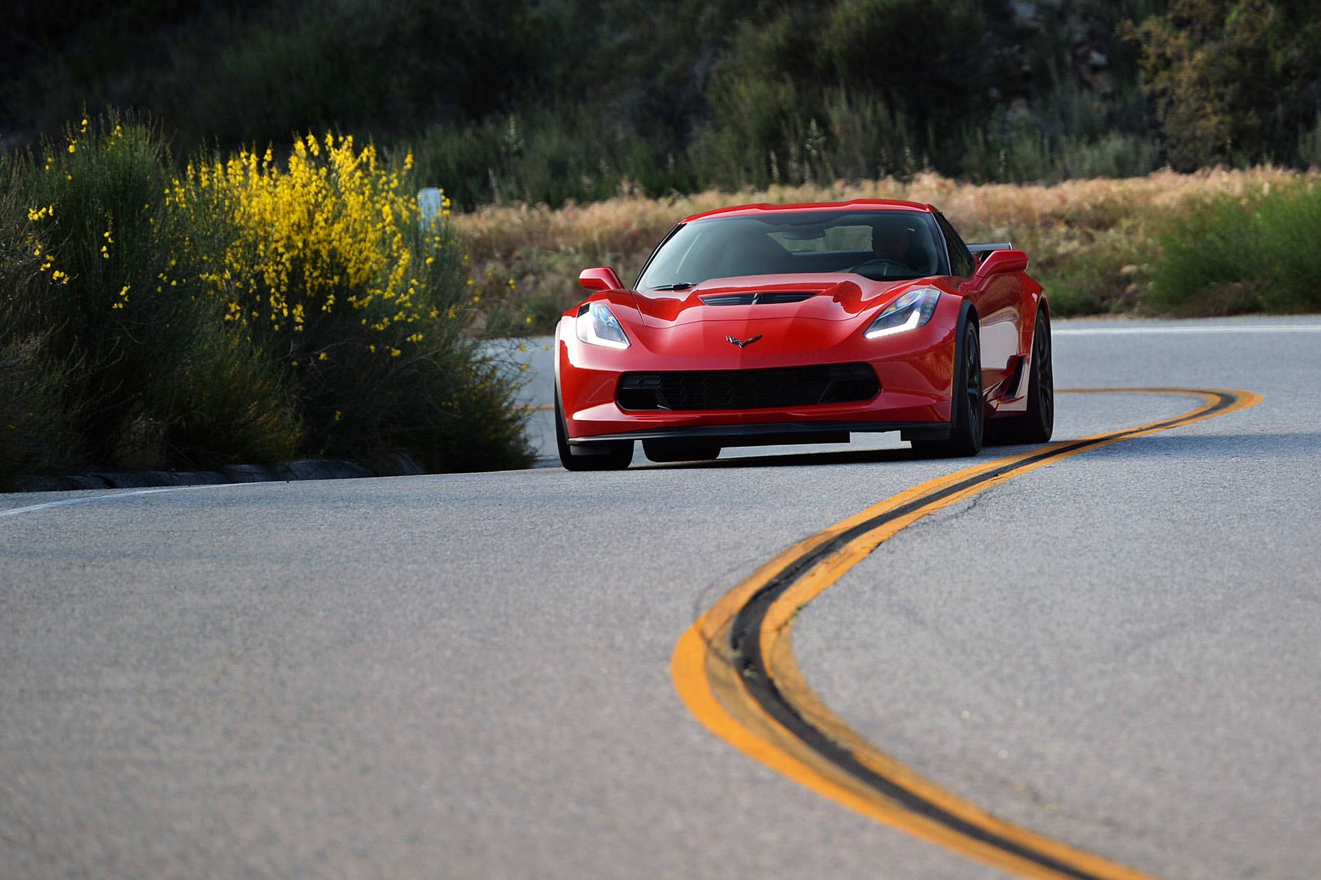 2015 Chevrolet Corvette Z06 driving