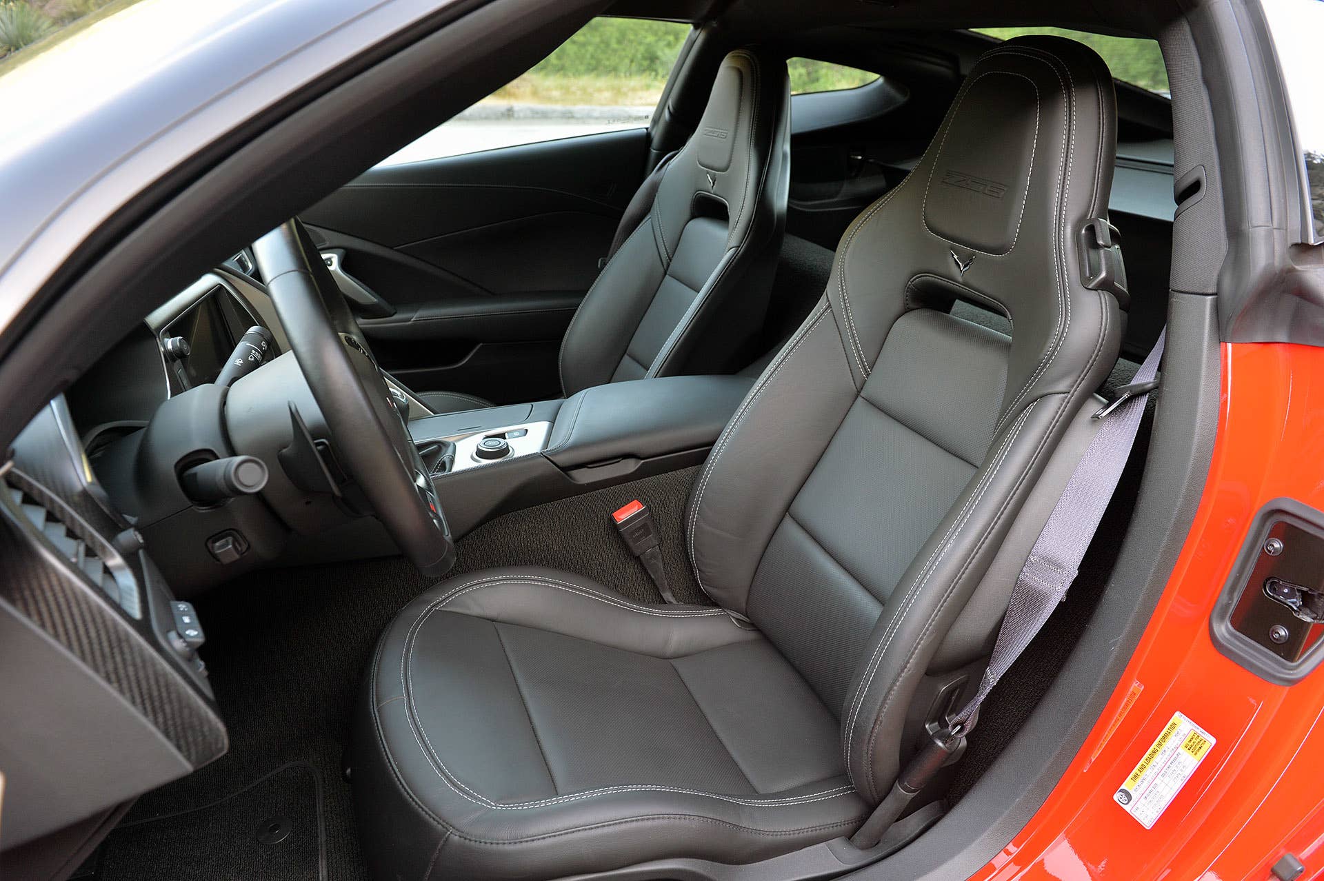 2015 Chevrolet Corvette Z06 seats