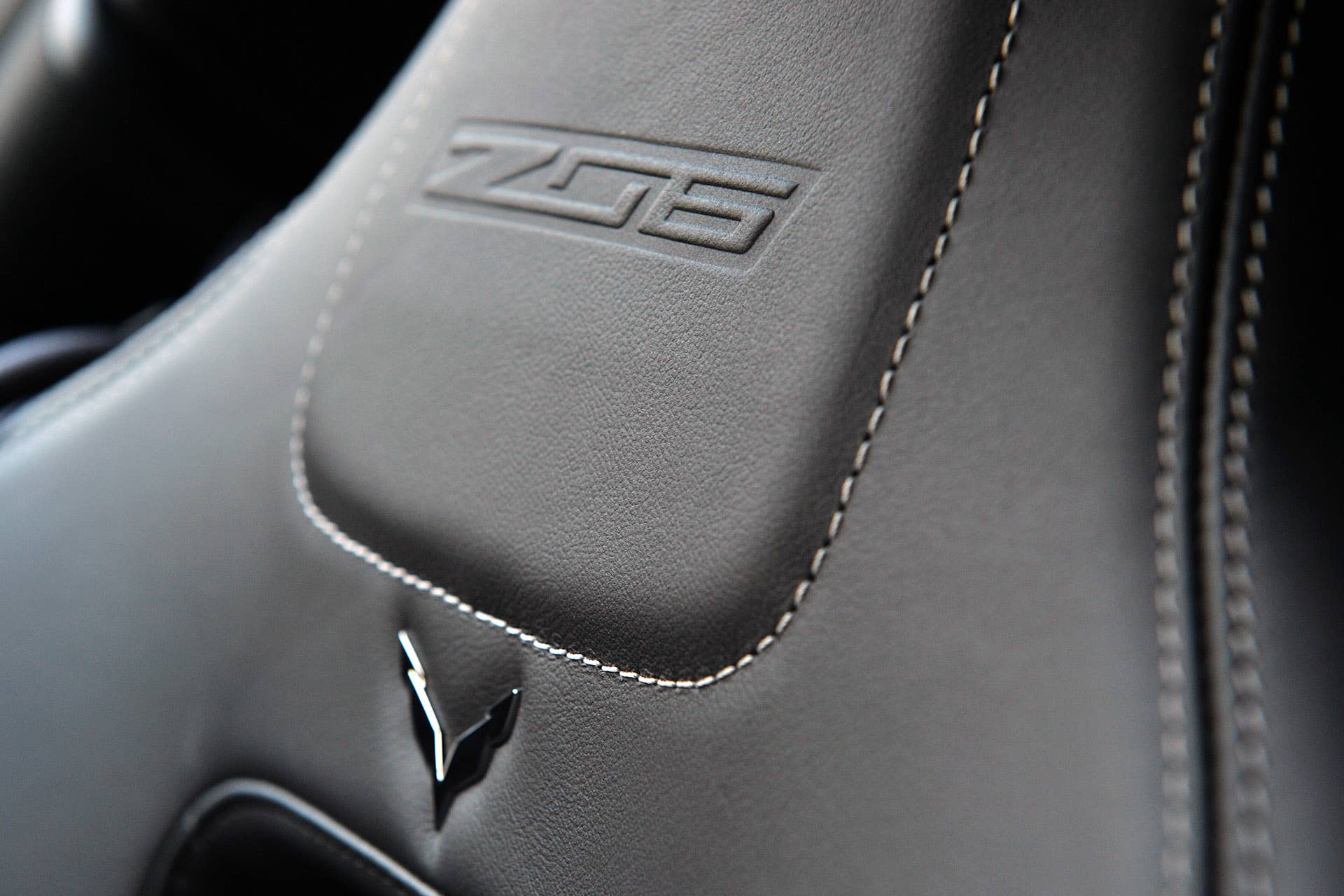 2015 Chevrolet Corvette Z06 seat detail