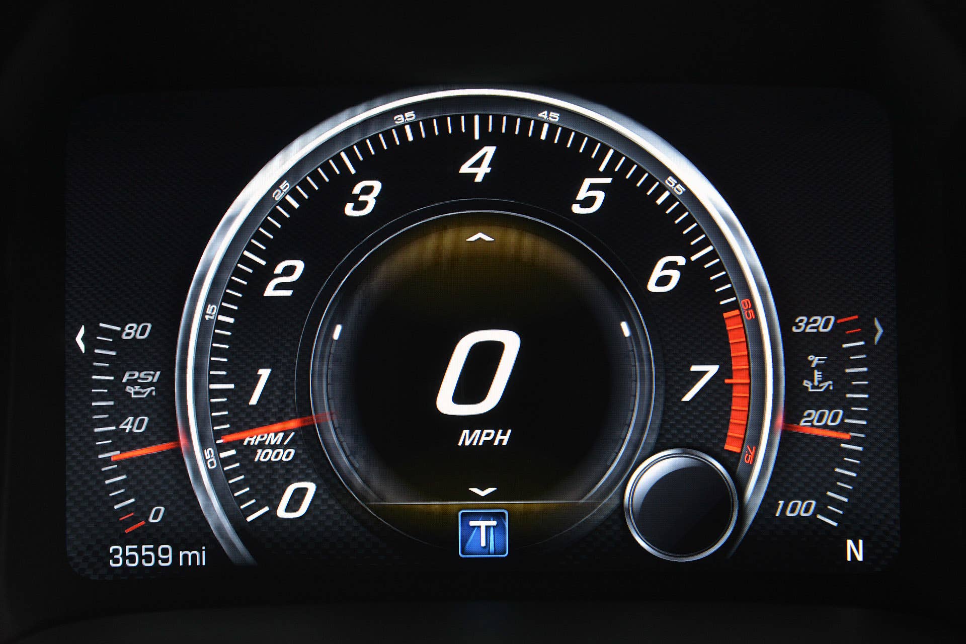 2015 Chevrolet Corvette Z06 tachometer