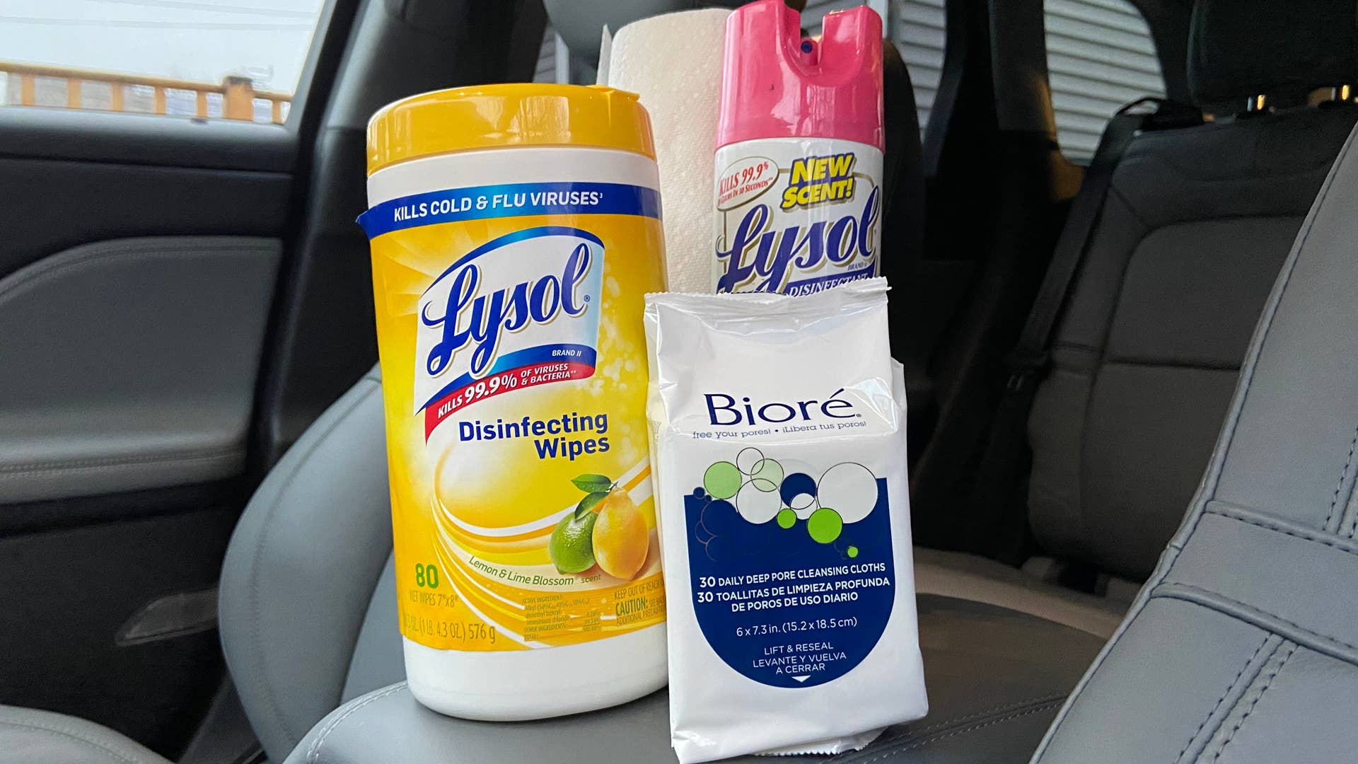Which cleaning supplies work best to disinfect your car interior?