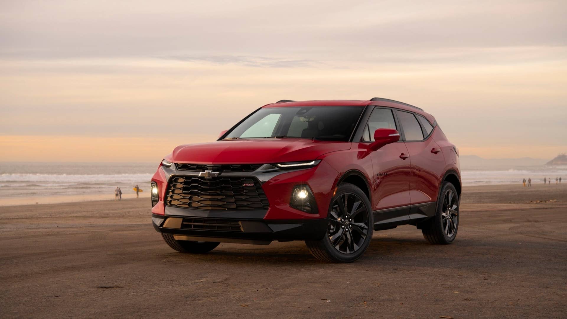 2019 Chevrolet Blazer red beach crossover