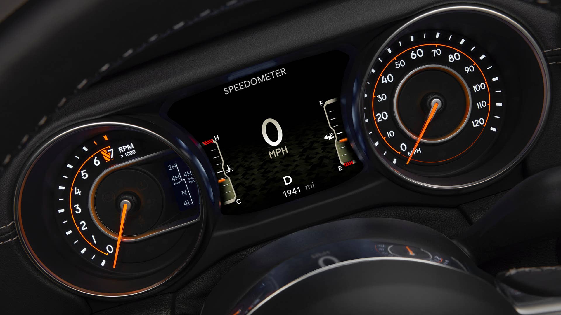 2020 Jeep Wrangler Sahara interior