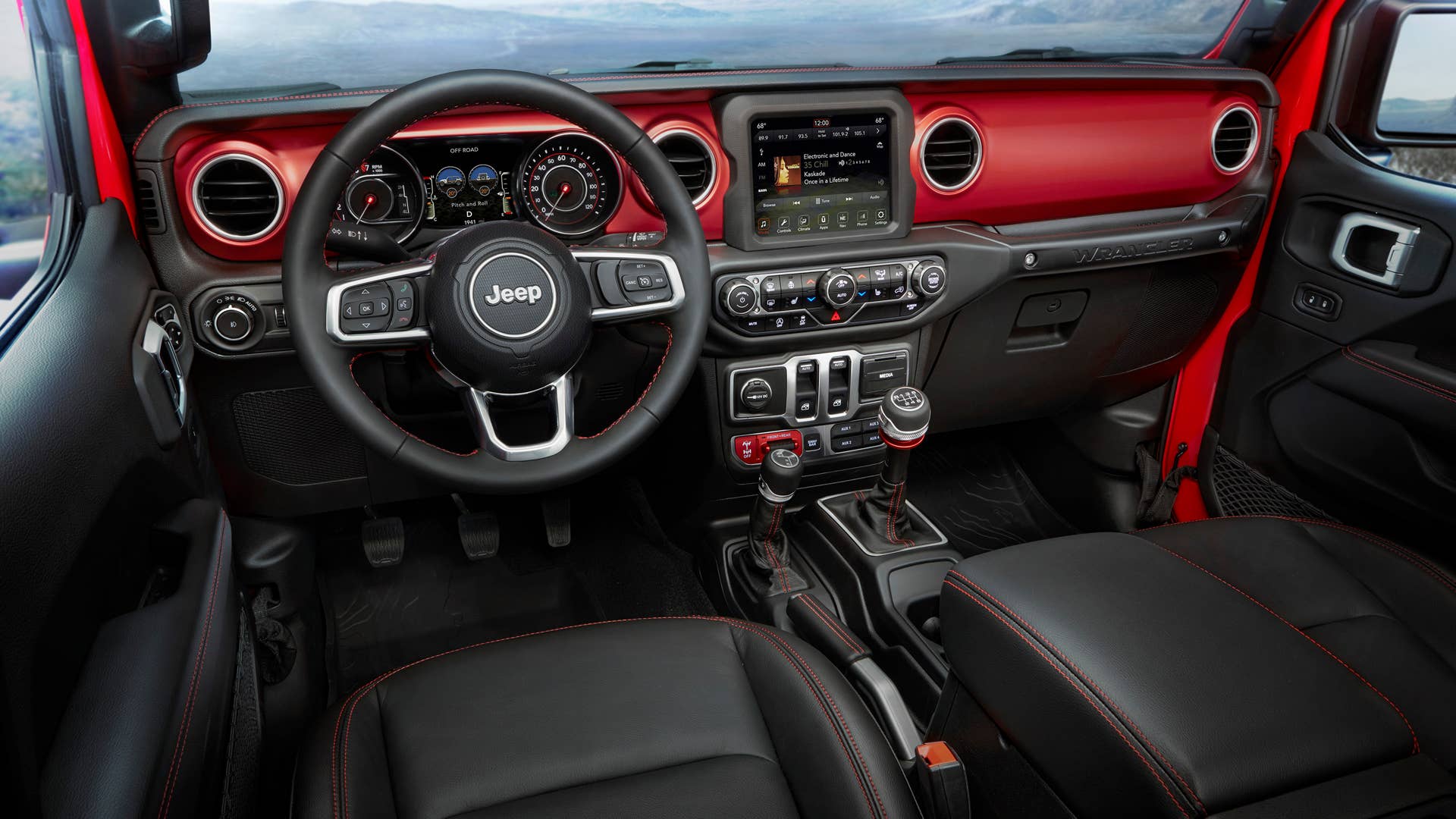 2020 Jeep Wrangler Rubicon interior