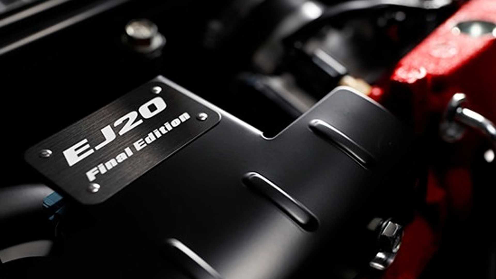 Subaru creates a special edition send-off for the 2.0-liter EJ20 engine that's powered numerous Subarus since 1989.