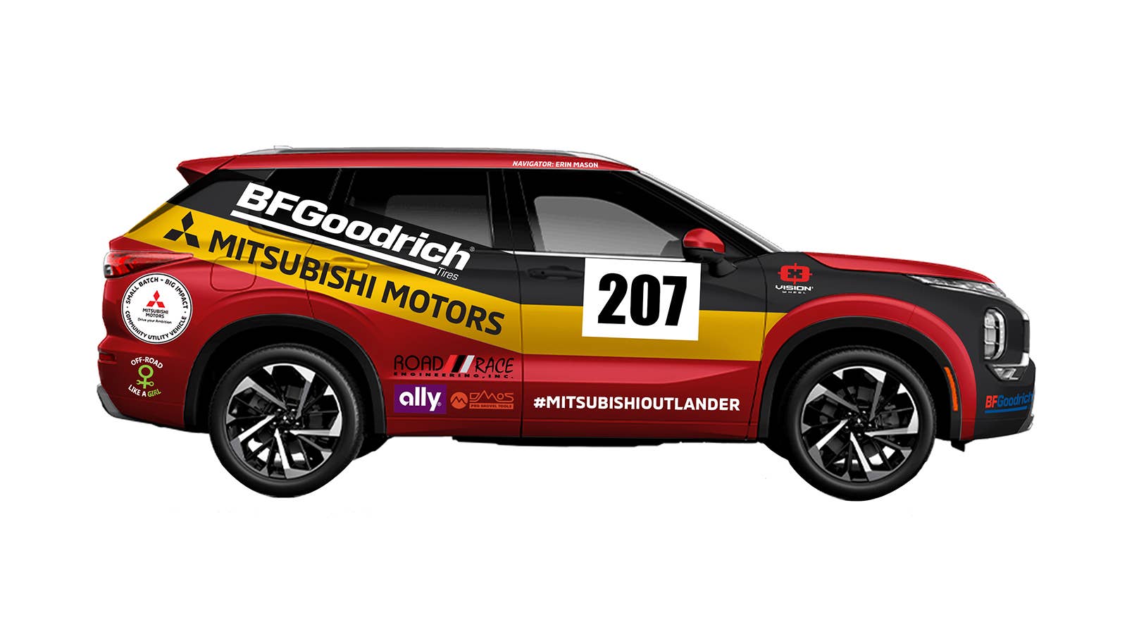 2022 Mitsubishi Outlander Rebelle Rally