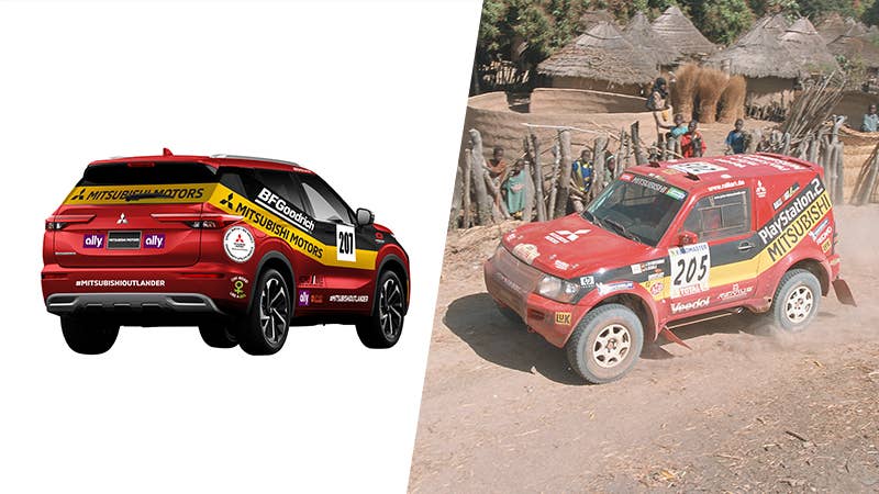 Mitsubishi headed back to Rebelle Rally with new Outlander, retro