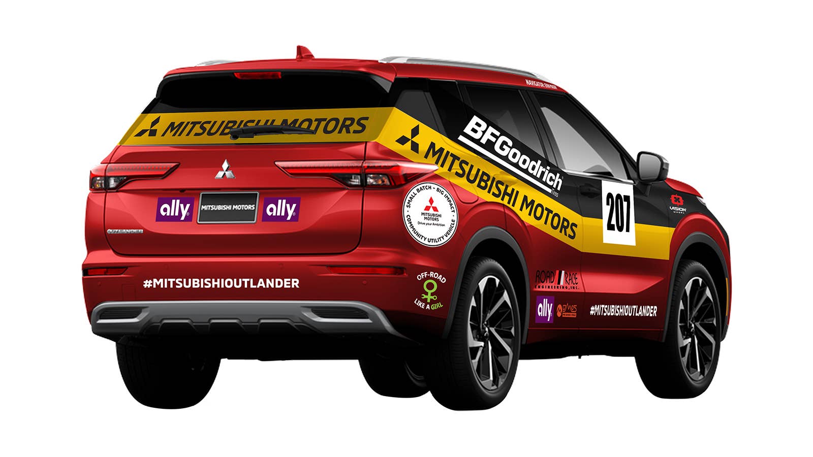 2022 Mitsubishi Outlander Rebelle Rally
