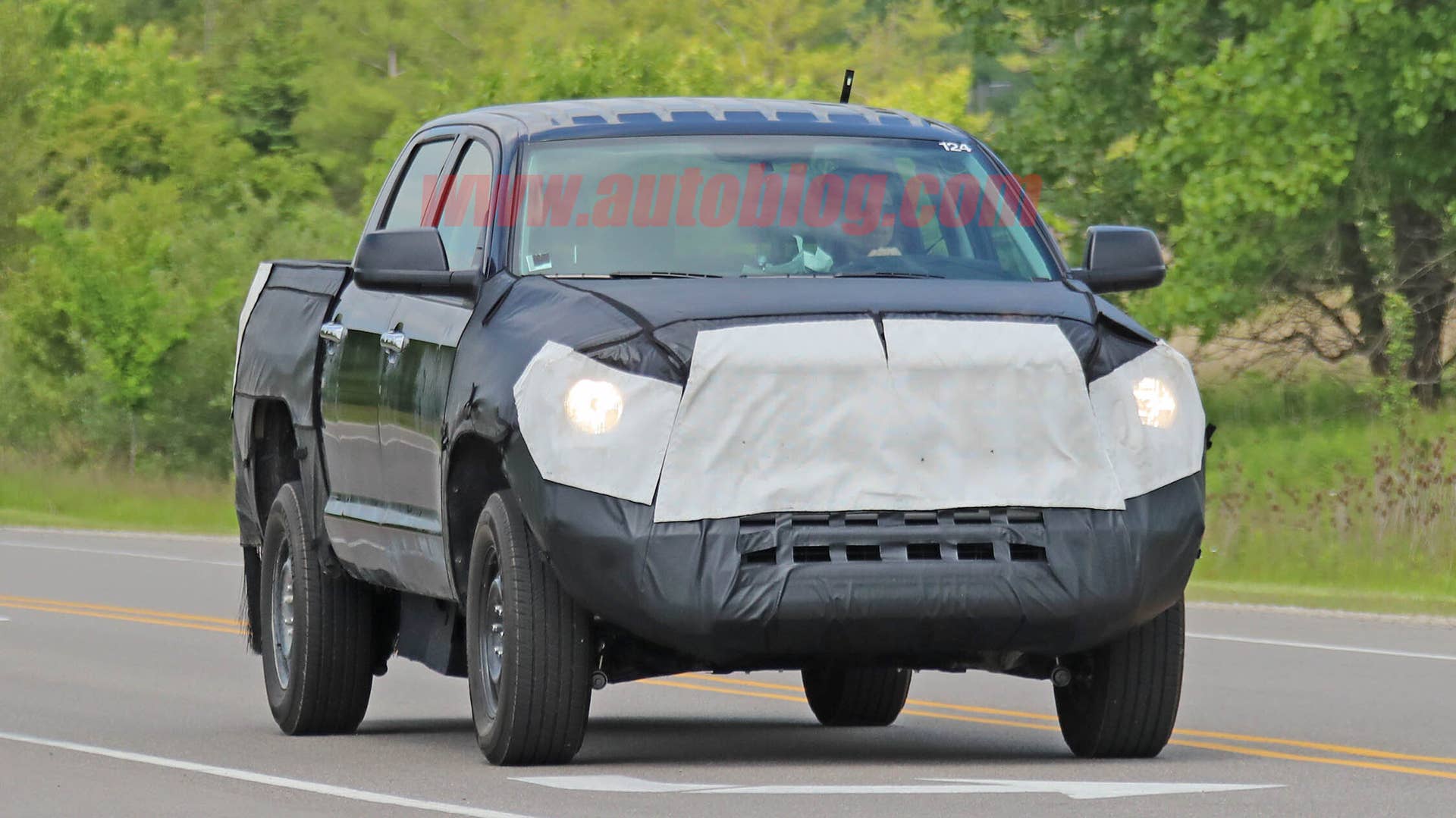 2021 Toyota Tundra hybrid spied