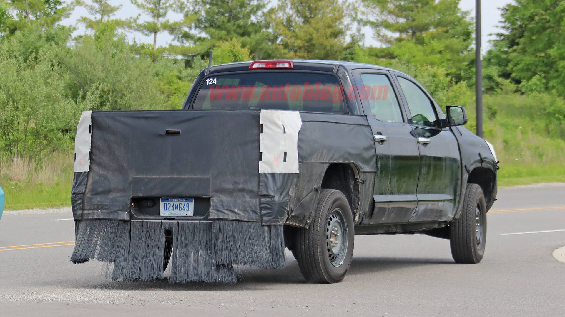 2021 Toyota Tundra hybrid spied