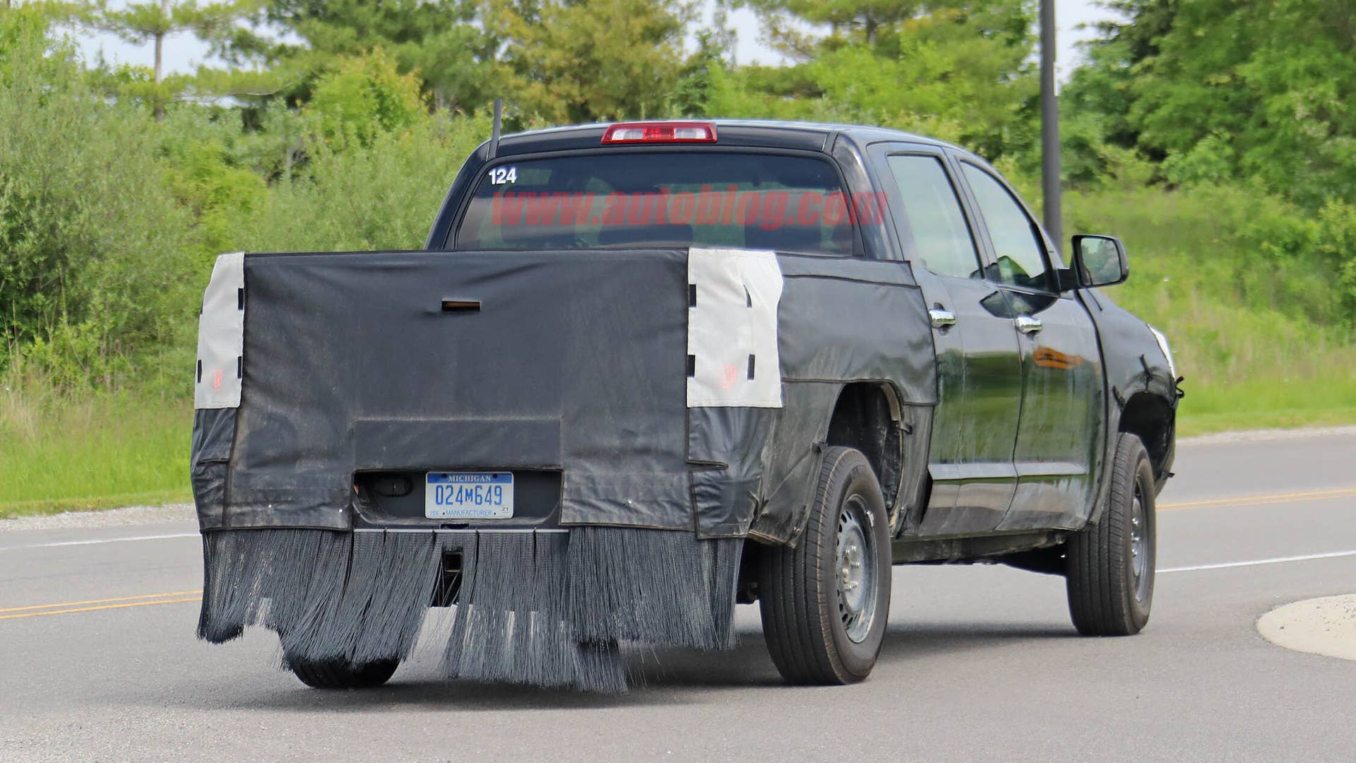 2021 Toyota Tundra hybrid spied